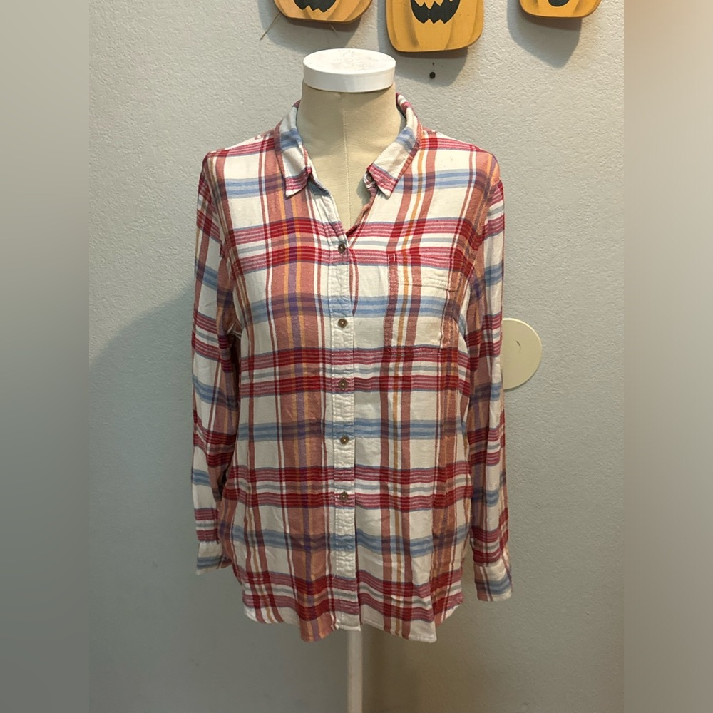 Madewell plaid Button down Shirt